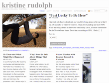 Tablet Screenshot of kristinerudolph.com